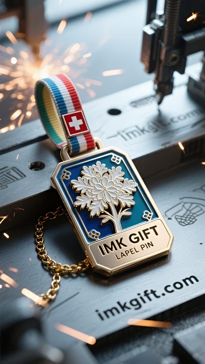 in999-Die-Richtung-weist-das-Edelweiß-das-spirituelle-Totem-eines-Schweizer-Gepäckanhängers